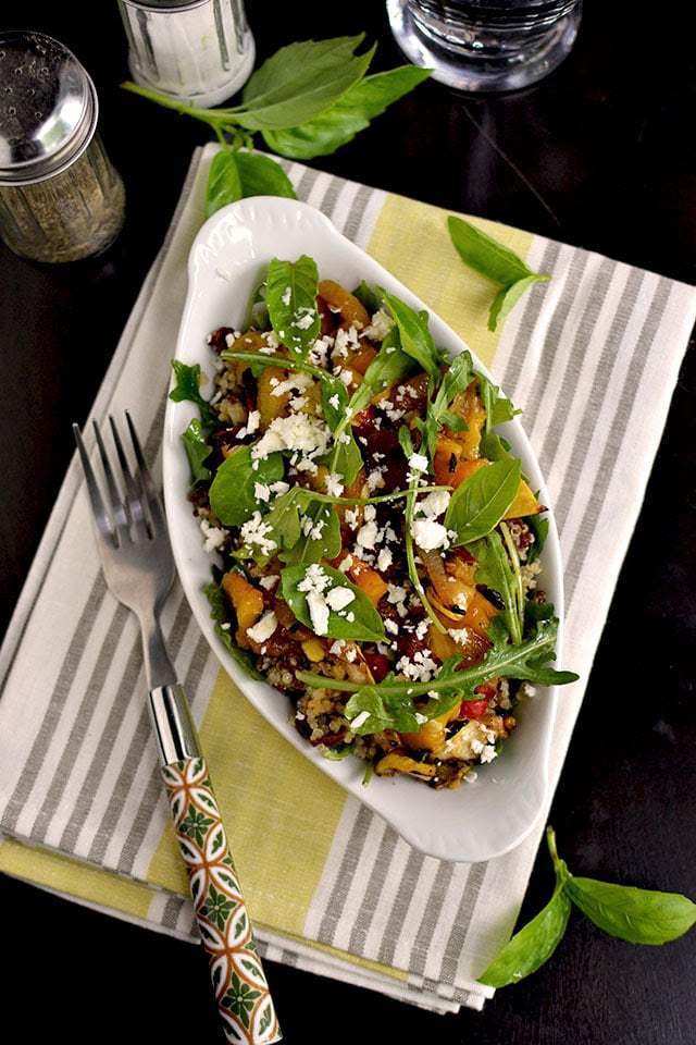 Grill Roasted Vegetables and Quinoa Salad Recipe | HeyFood — heyfoodapp.com