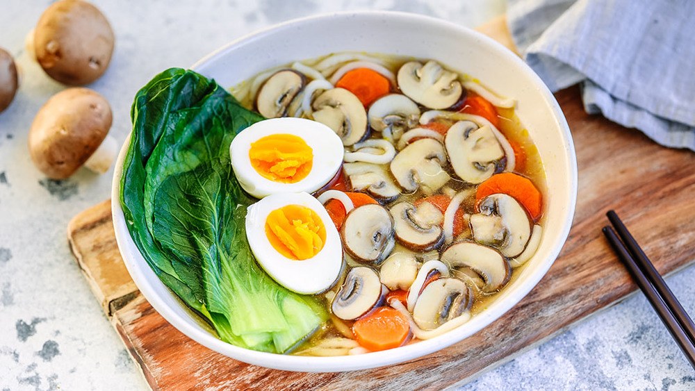 Speedy Mushroom Ramen Recipe | HeyFood — heyfoodapp.com