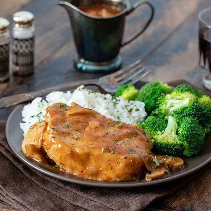 Shortcut Pressure Cooker (Instant Pot) Boneless Pork Chops Recipe | HeyFood — heyfoodapp.com