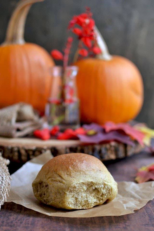 Pumpkin Dinner Rolls Recipe | HeyFood — heyfoodapp.com