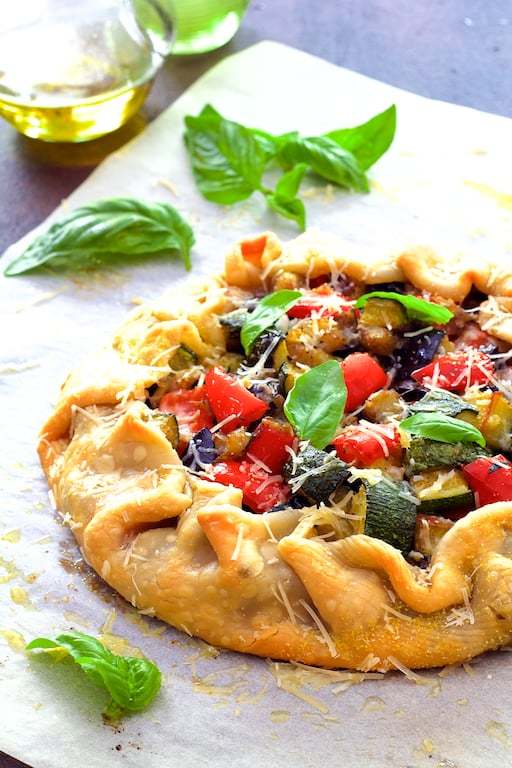 Mediterranean Roasted Vegetable Galette Recipe | HeyFood — heyfoodapp.com