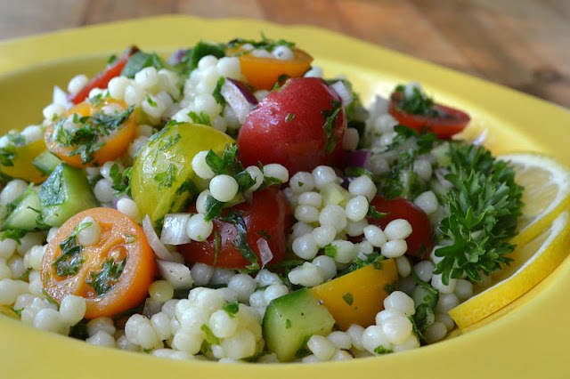 Mediterranean Couscous Salad Recipe | HeyFood — heyfoodapp.com