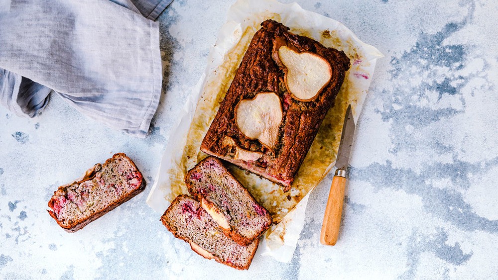 Pear and Raspberry Bread Recipe | HeyFood — heyfoodapp.com