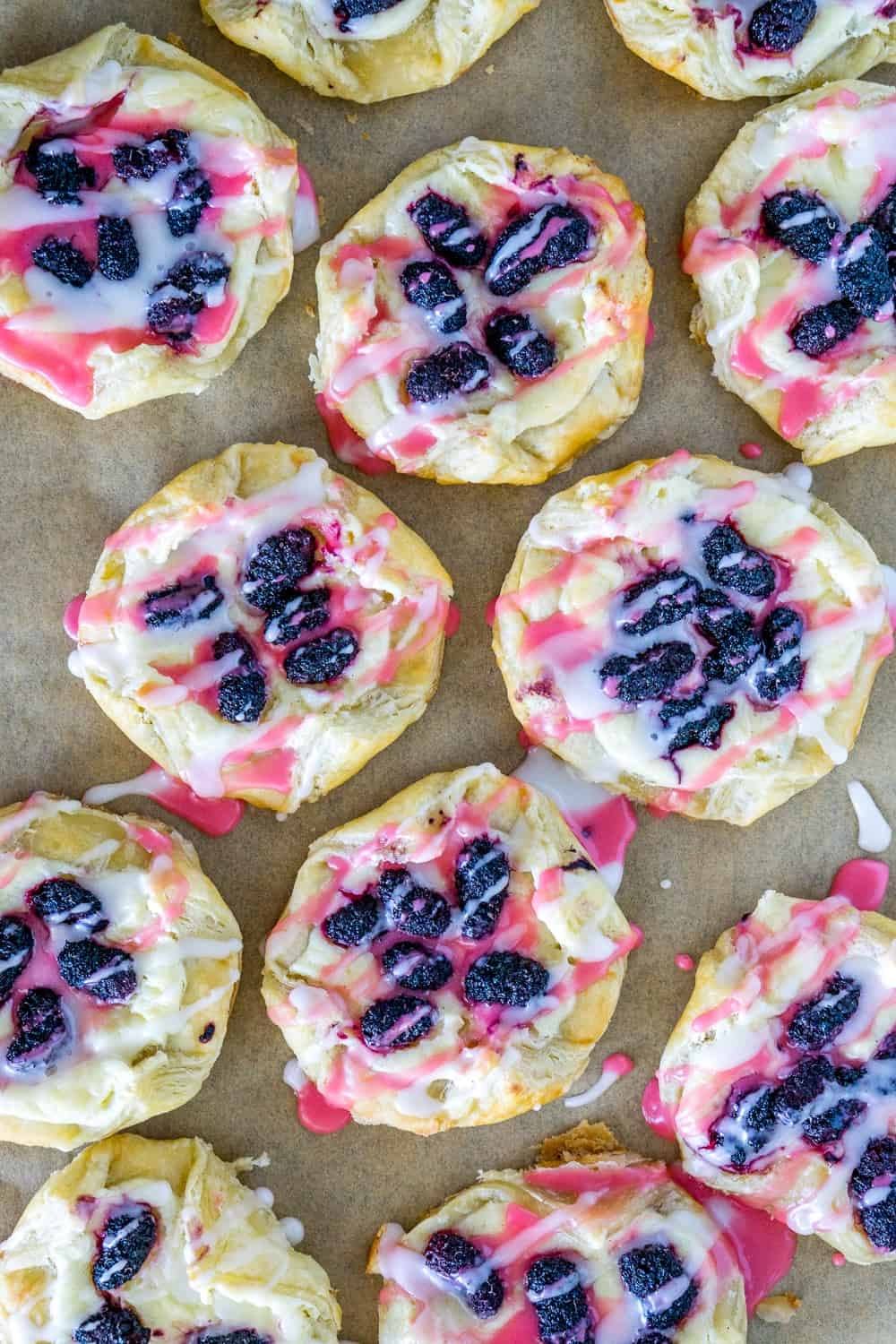 Mulberry Puff Pastry Danishes Recipe | HeyFood — heyfoodapp.com