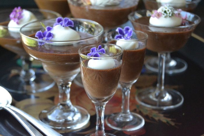 Dark Chocolate Pot de Creme (made in the blender!) Recipe | HeyFood — heyfoodapp.com