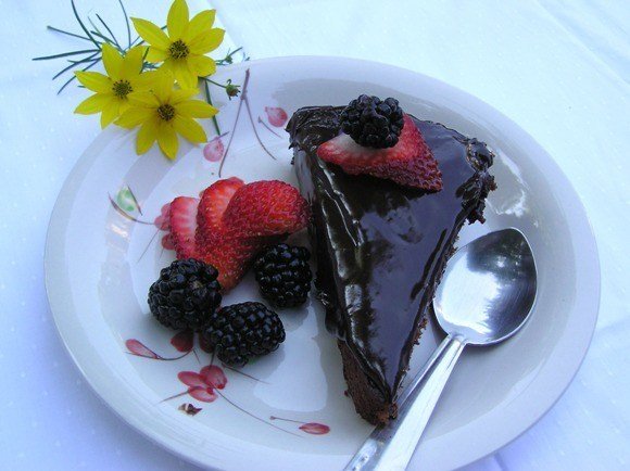 Chocolate Cake with Chocolate Ganache Recipe | HeyFood — heyfoodapp.com
