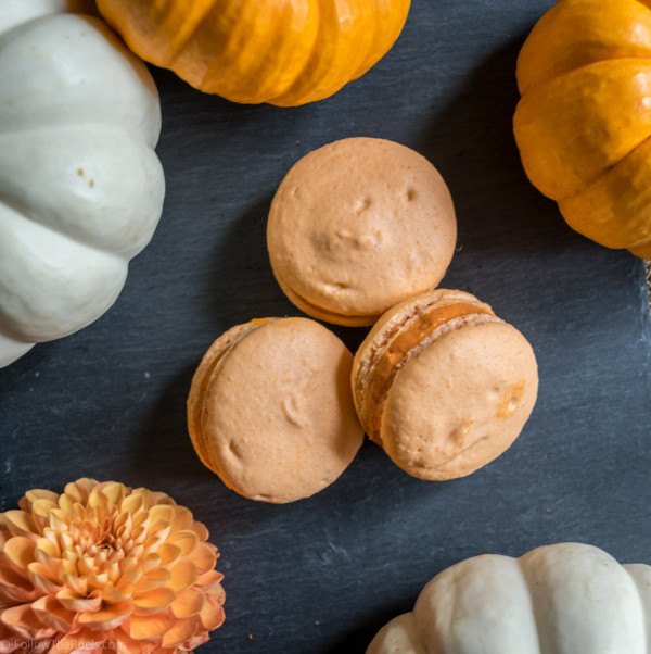 Pumpkin Spice Macarons Recipe | HeyFood — heyfoodapp.com