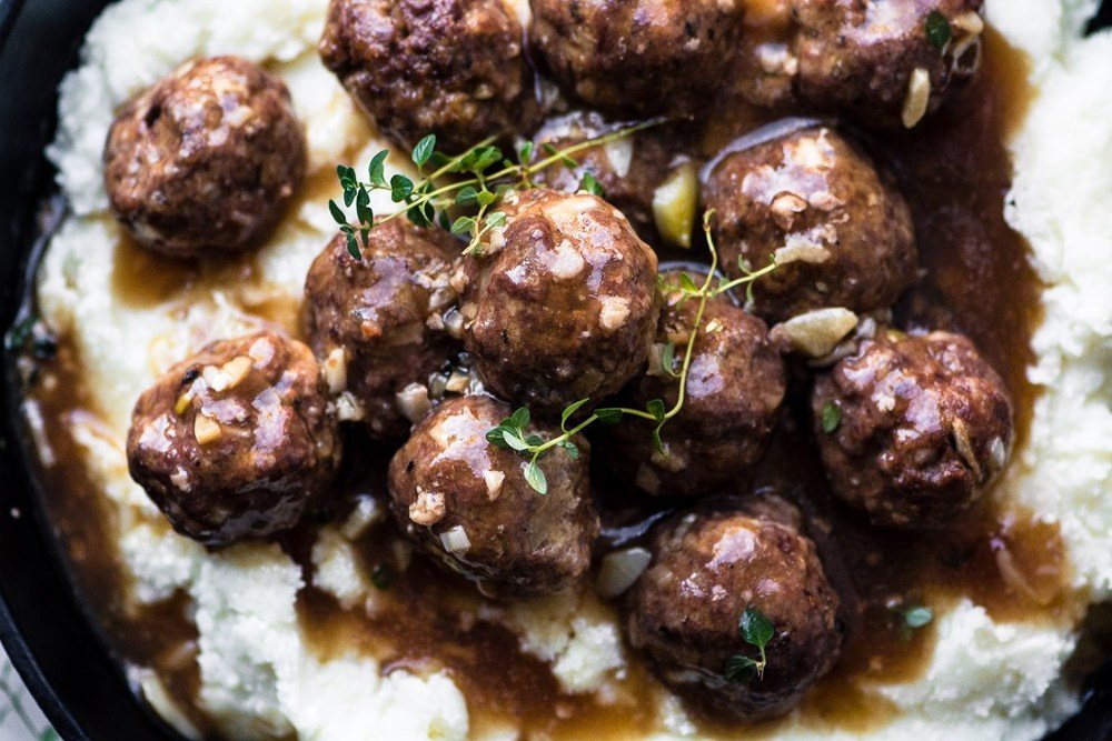 Salisbury Steak Meatballs Recipe | HeyFood — heyfoodapp.com