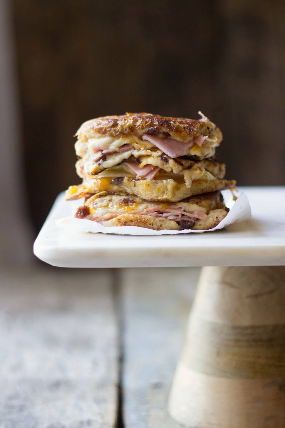 Muenster & Apricot Monte Cristo Sandwiches Recipe | HeyFood — heyfoodapp.com