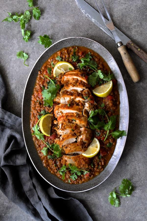 Slow Cooker Moroccan Turkey and Lentils Recipe | HeyFood — heyfoodapp.com