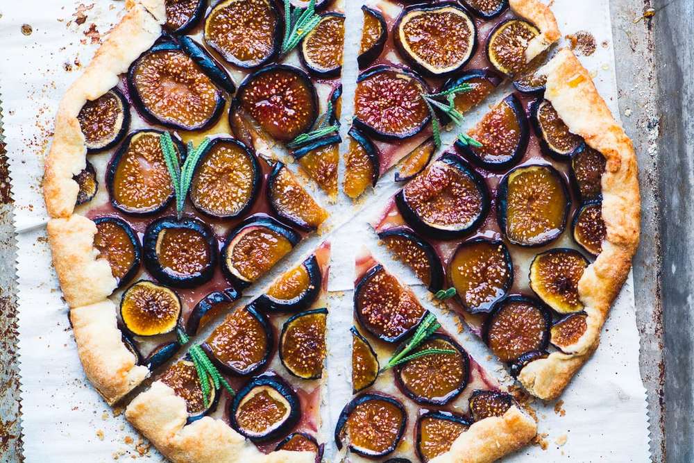 Fig Tart with Lavender Honey Recipe | HeyFood — heyfoodapp.com