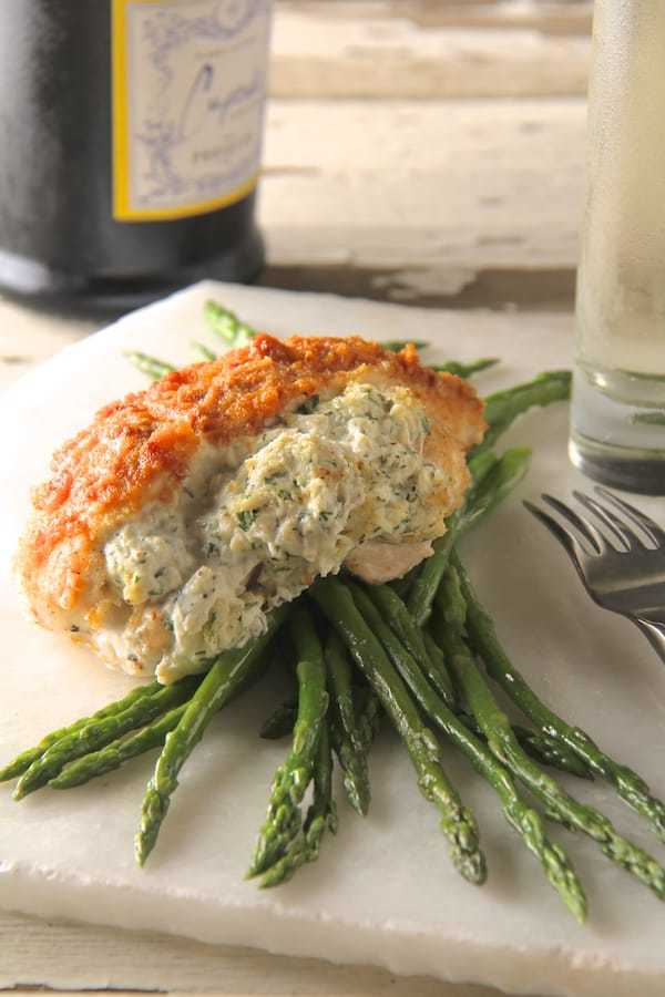 Crab-Stuffed Chicken Breasts Recipe | HeyFood — heyfoodapp.com