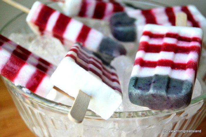 Red White and Blueberry Popsicles Recipe | HeyFood — heyfoodapp.com