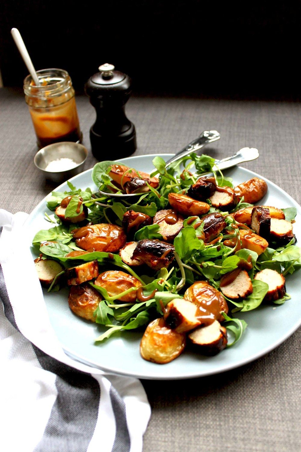 Tray roast salad (GF, V version) Recipe | HeyFood — heyfoodapp.com
