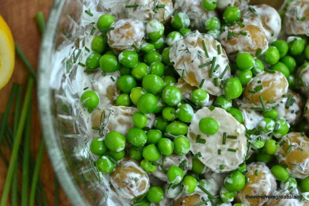 New Potato and Sweet Pea Salad Recipe | HeyFood — heyfoodapp.com