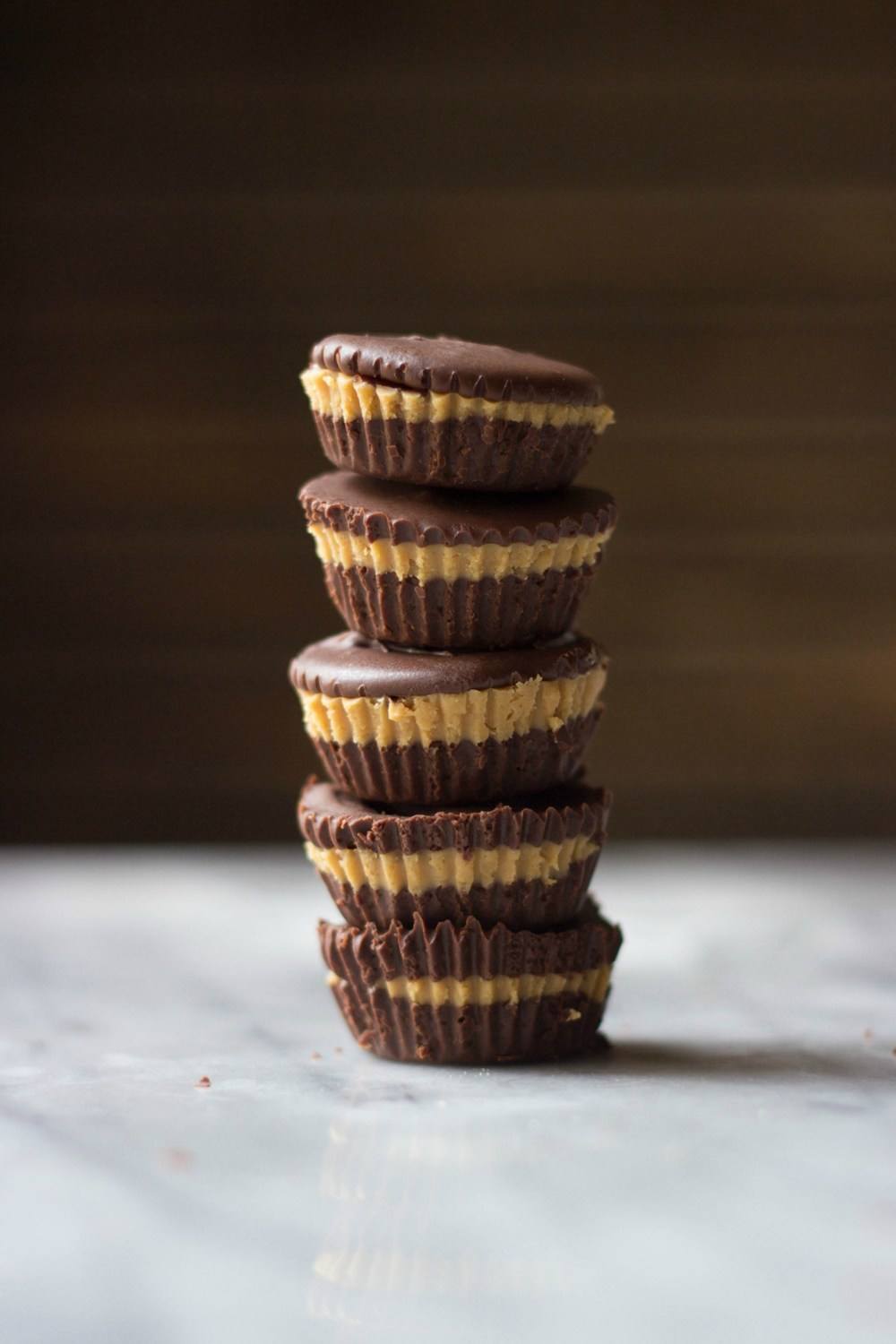 Mini Peanut Butter & Jelly Dark Chocolate Cups Recipe | HeyFood — heyfoodapp.com