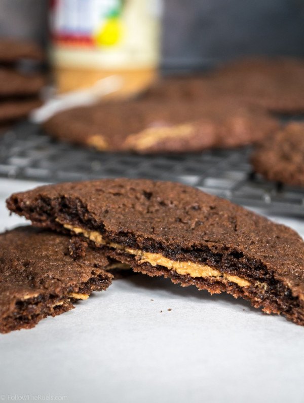 Chocolate Peanut Butter Cookies Recipe | HeyFood — heyfoodapp.com