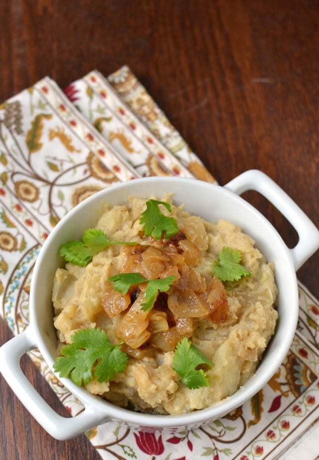 Mashed Potatoes with Caramelized Onions Recipe | HeyFood — heyfoodapp.com