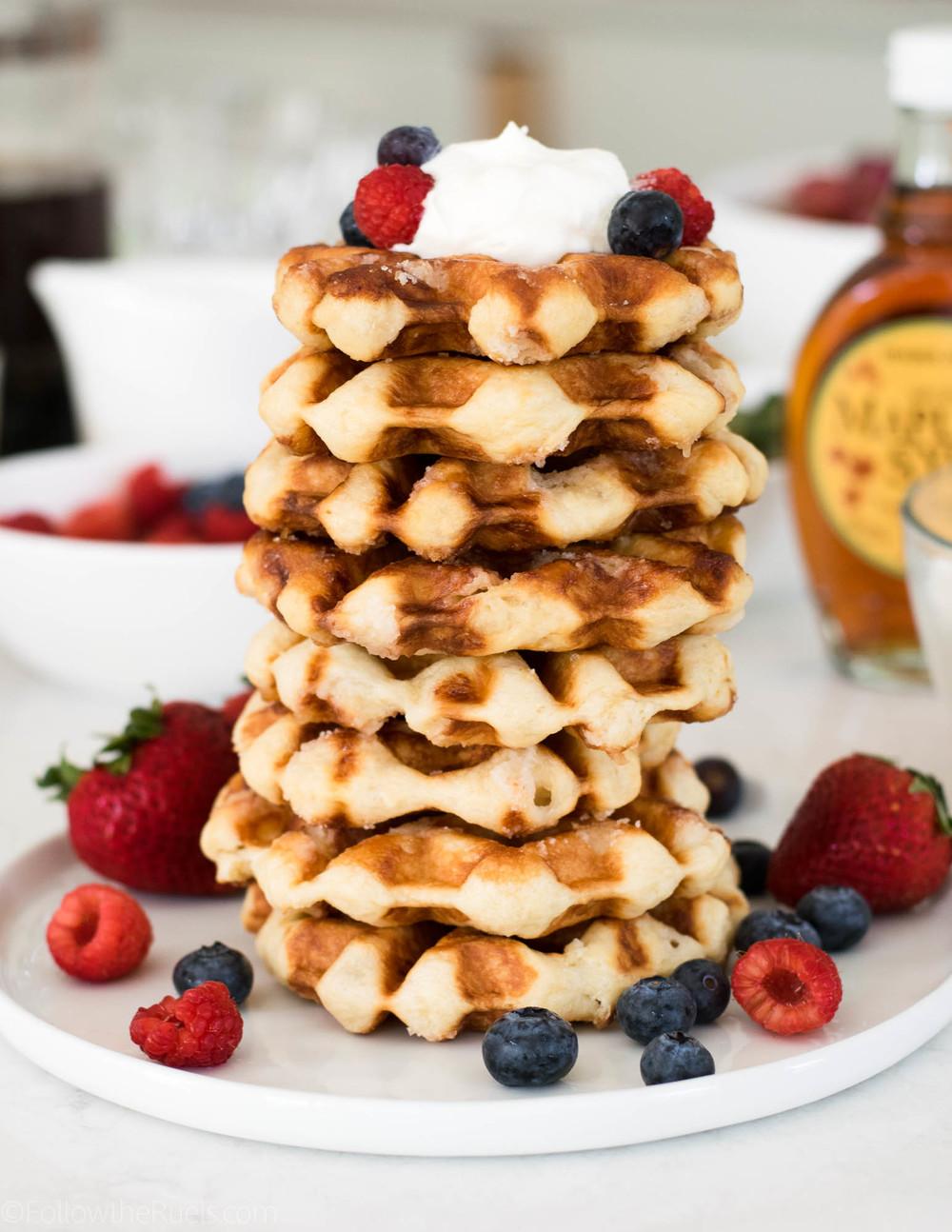 Liege Waffles Recipe | HeyFood — heyfoodapp.com