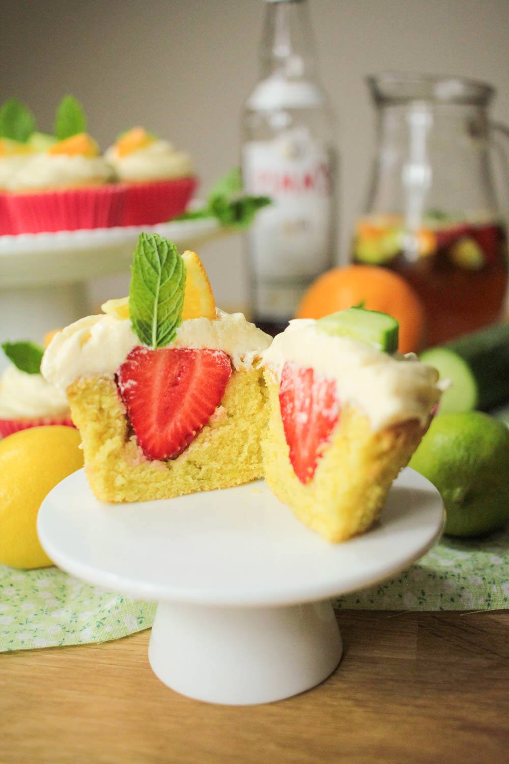 Pimm's Cupcakes Recipe | HeyFood — heyfoodapp.com