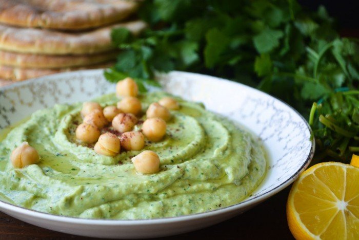 Cilantro Hummus Recipe | HeyFood — heyfoodapp.com