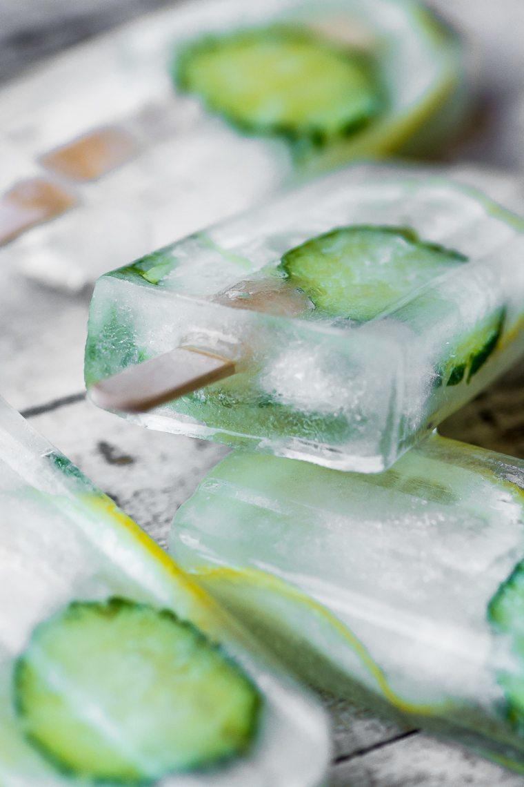 Cucumber Lemon Spa Popsicles Recipe | HeyFood — heyfoodapp.com