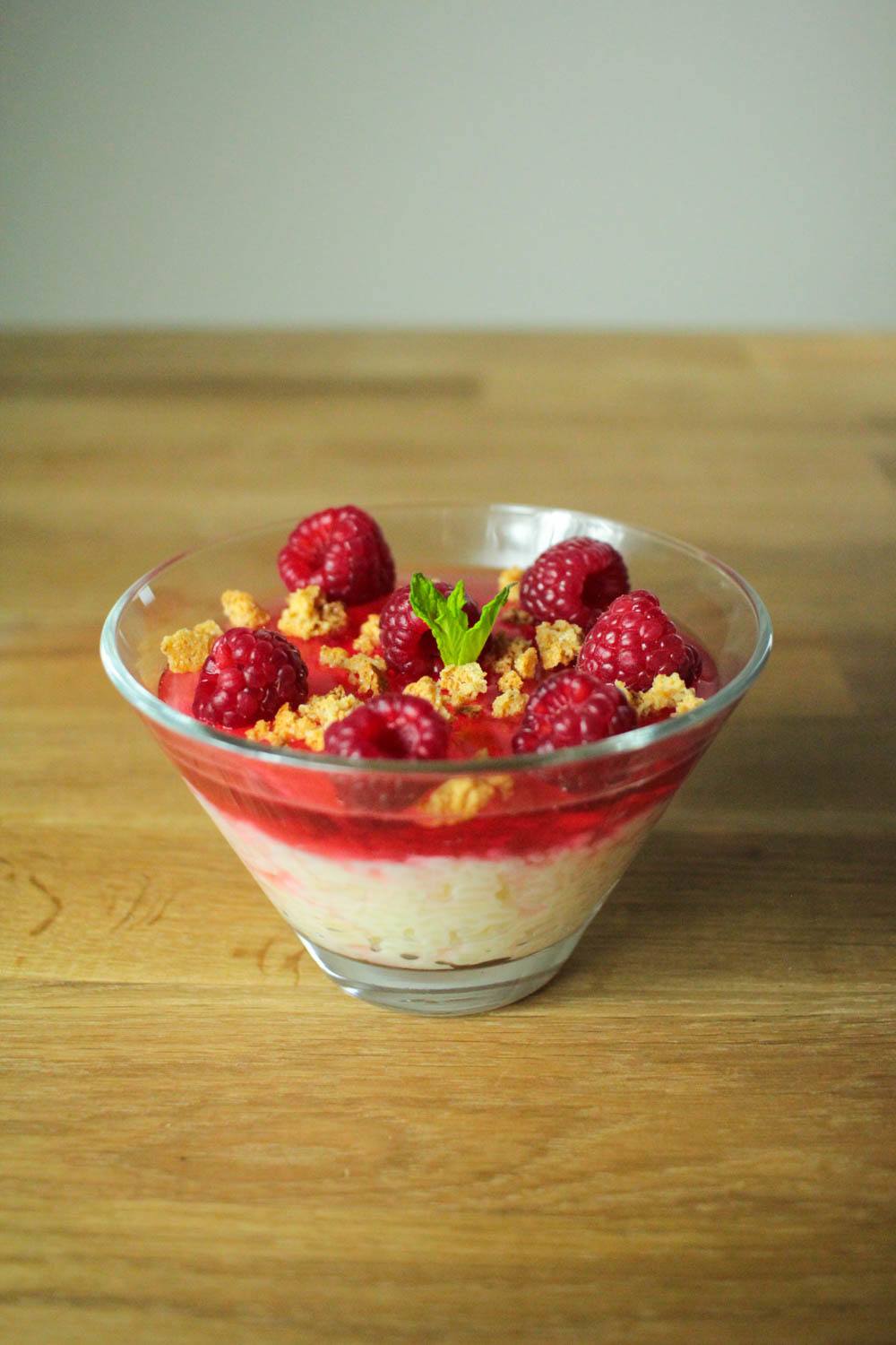 Raspberry and Almond Summer Rice Pudding Recipe | HeyFood — heyfoodapp.com