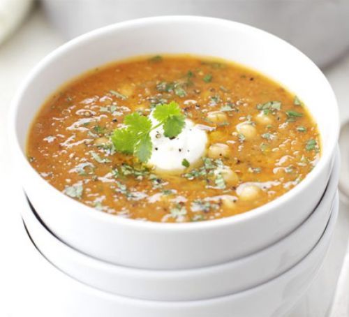 Red Lentil, Chickpea & Chilli Soup Recipe | HeyFood — heyfoodapp.com