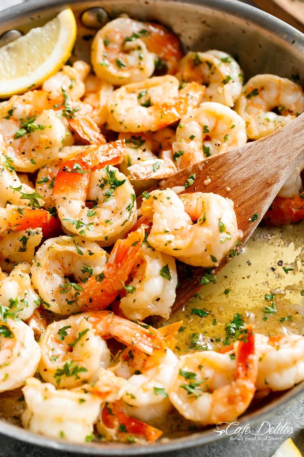 Garlic Butter Shrimp Scampi Recipe | HeyFood — heyfoodapp.com
