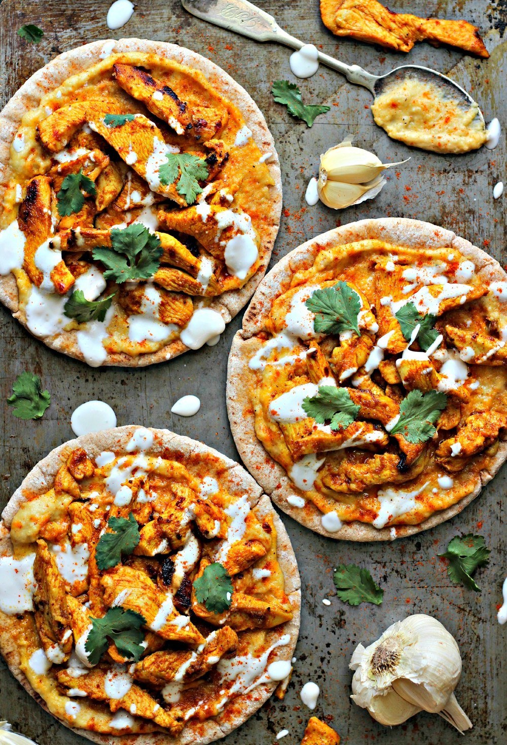 Chicken Shawarma with Hummus & Pita Recipe | HeyFood — heyfoodapp.com