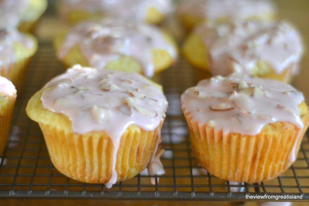 Ranier Cherry Almond Muffins Recipe | HeyFood — heyfoodapp.com