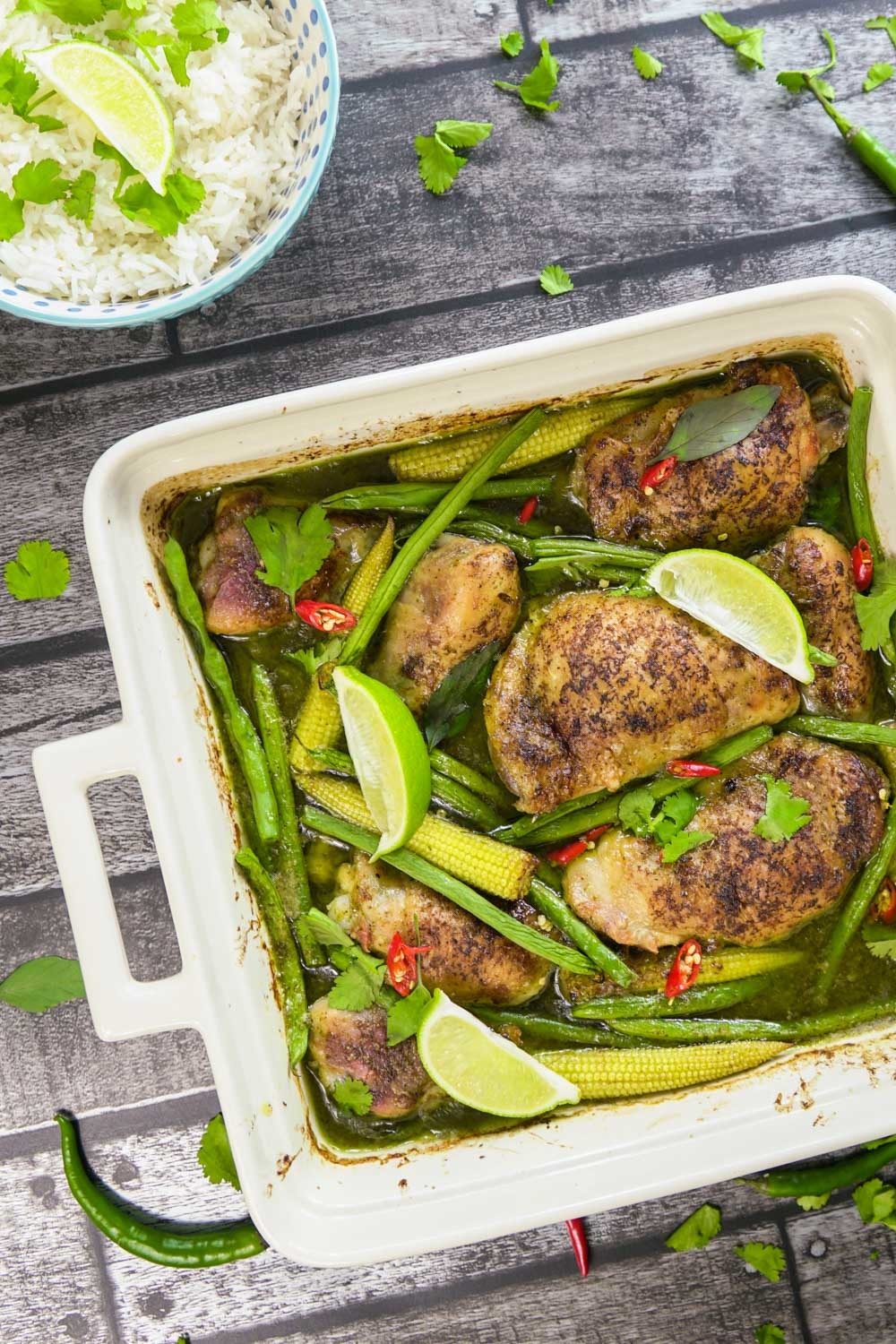 Thai Green Curry Traybake Recipe | HeyFood — heyfoodapp.com