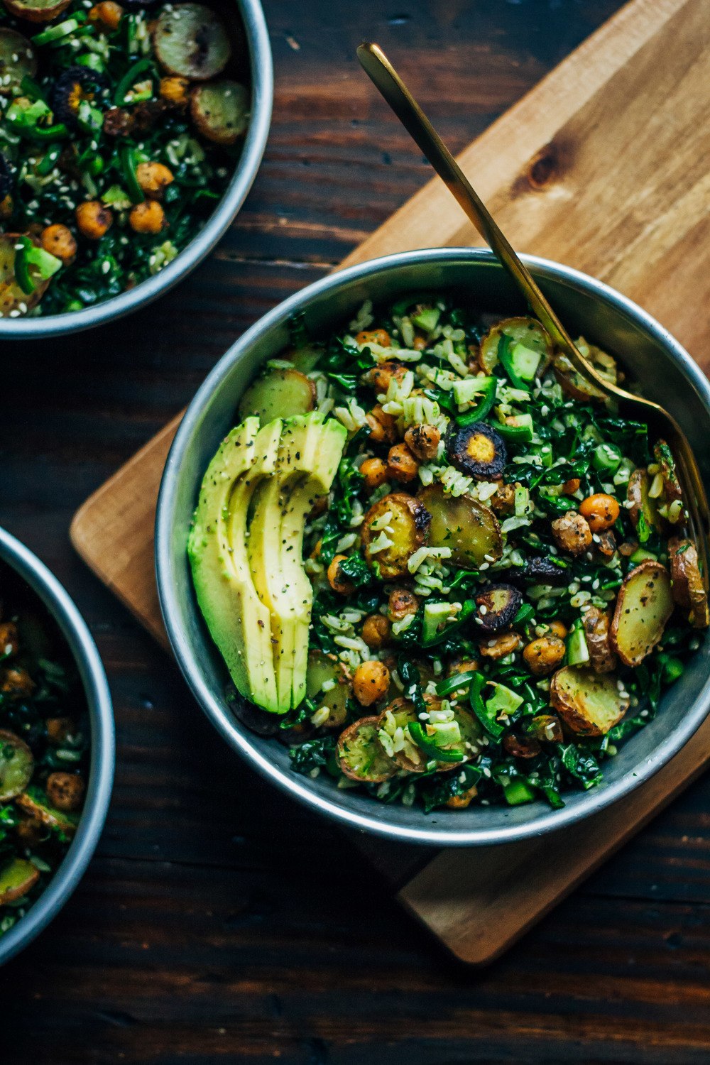 Kale Detox Salad W/ Pesto Recipe | HeyFood — heyfoodapp.com