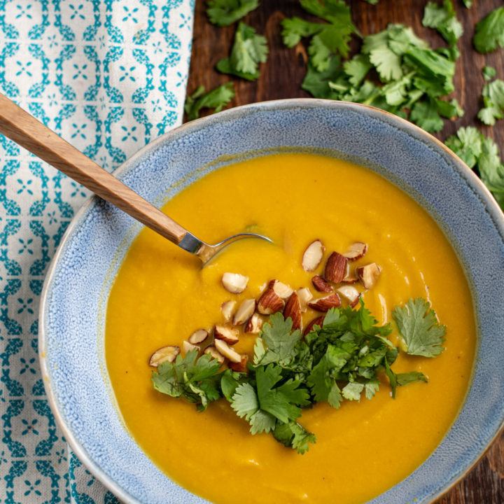 Ginger Carrot Cauliflower Soup (Stovetop Or Instant Pot) Recipe | HeyFood — heyfoodapp.com