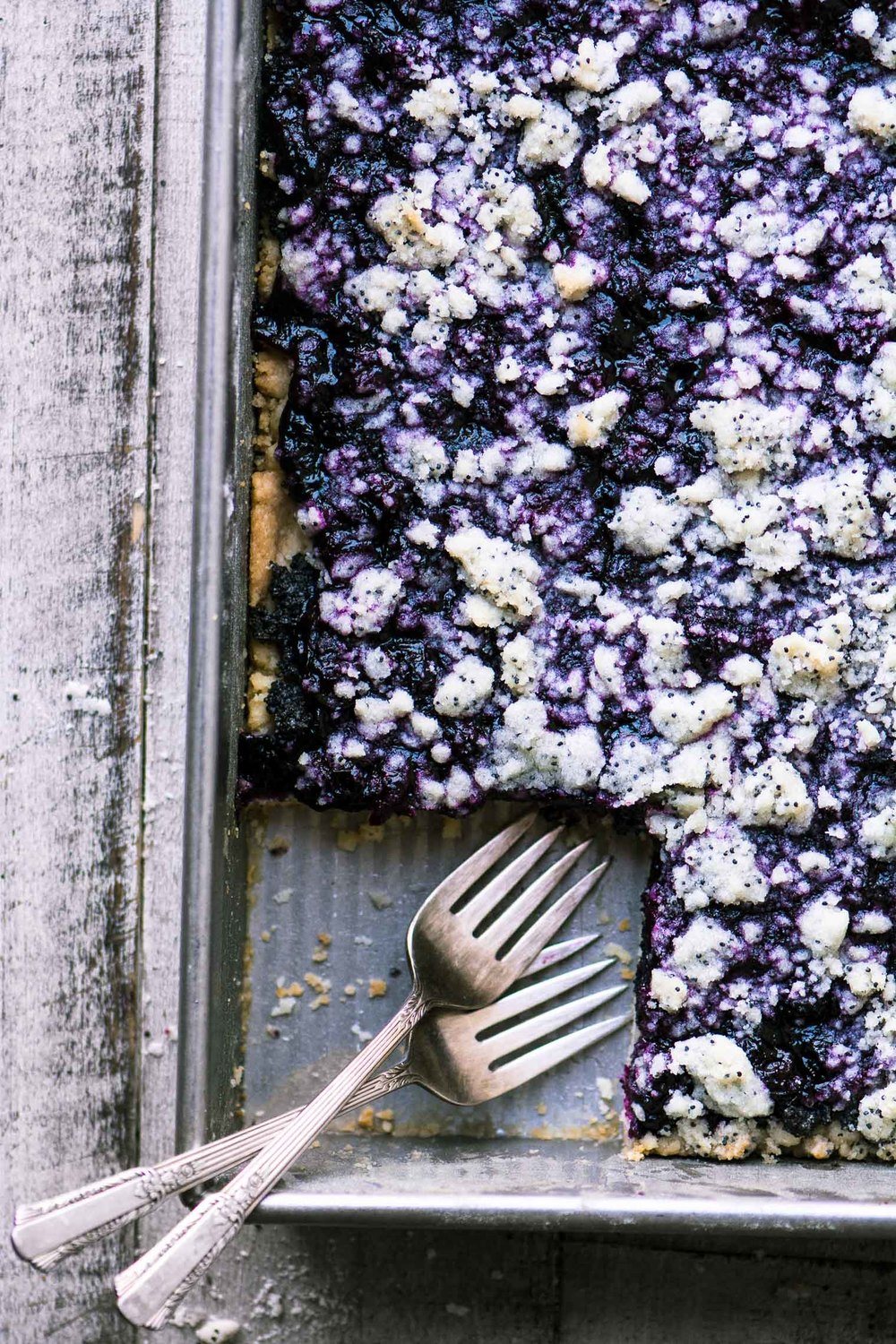 Blueberry Poppy Seed Squares Recipe | HeyFood — heyfoodapp.com