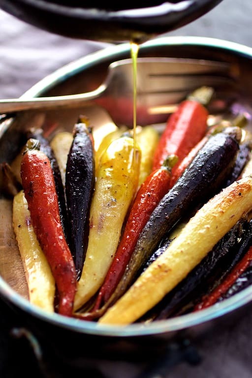 Curry Roasted Carrots with Honey Browned Butter Recipe | HeyFood — heyfoodapp.com