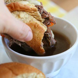 Slow Cooker French Dip Sandwich Recipe | HeyFood — heyfoodapp.com