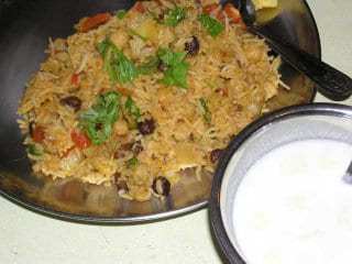 Kabuli & Kala Chana Rice Recipe | HeyFood — heyfoodapp.com
