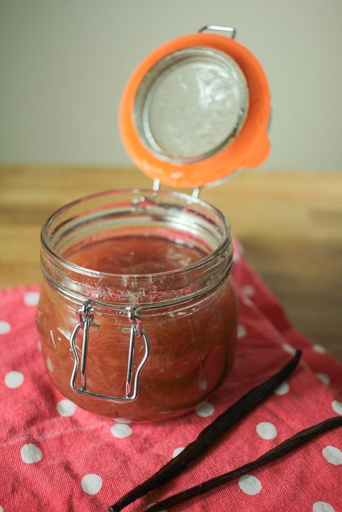 Rhubarb and Vanilla Jam Recipe | HeyFood — heyfoodapp.com