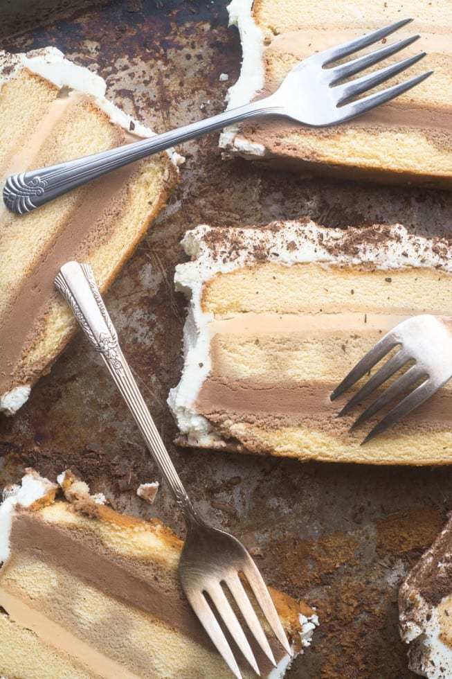 Tiramisu Ice Cream Cake Recipe | HeyFood — heyfoodapp.com