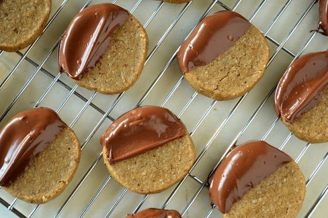Espresso Hazelnut Shortbread Cookies Recipe | HeyFood — heyfoodapp.com