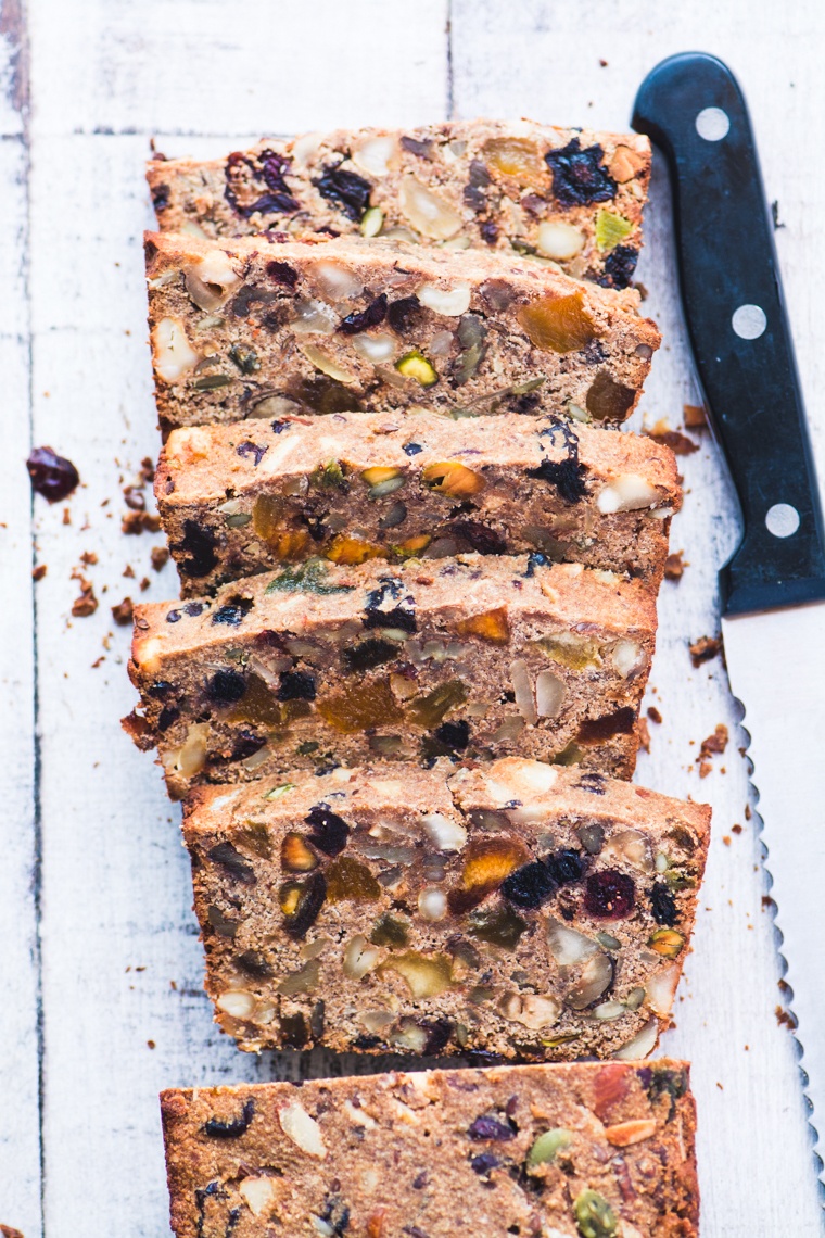 Paleo Fruit and Nut Breakfast Bread Recipe | HeyFood — heyfoodapp.com