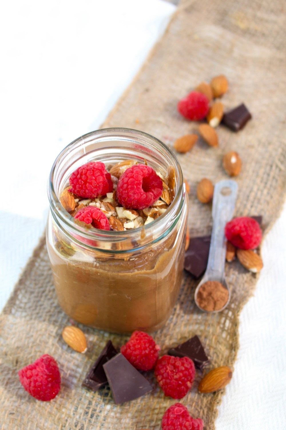 Chocolate Almond Blender Pudding Recipe | HeyFood — heyfoodapp.com