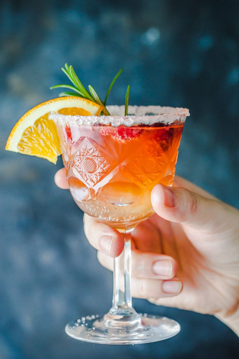 Orange Raspberry Mimosa Cocktail Recipe | HeyFood — heyfoodapp.com