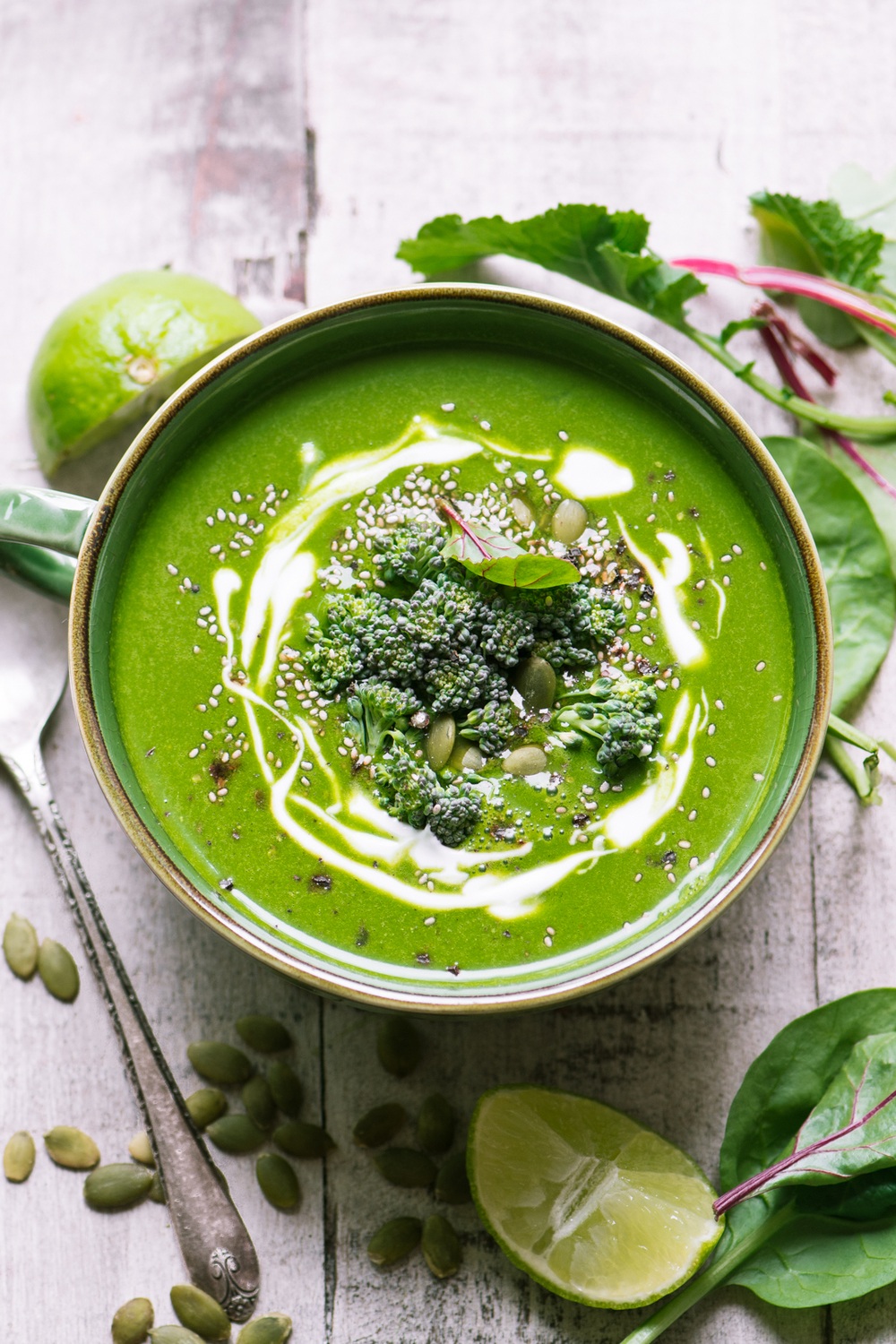 Green Goddess Immune Boosting Soup Recipe | HeyFood — heyfoodapp.com