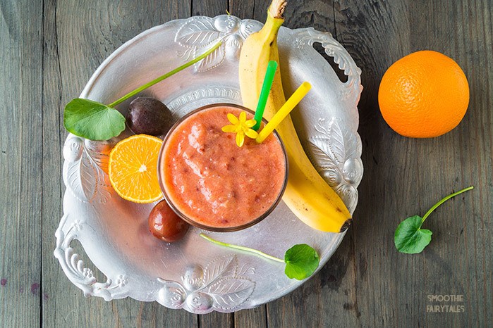 Plum, Banana and Orange Smoothie Recipe | HeyFood — heyfoodapp.com