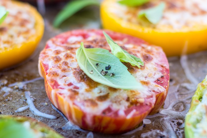 Heirloom Parmesan Tomatoes Recipe | HeyFood — heyfoodapp.com