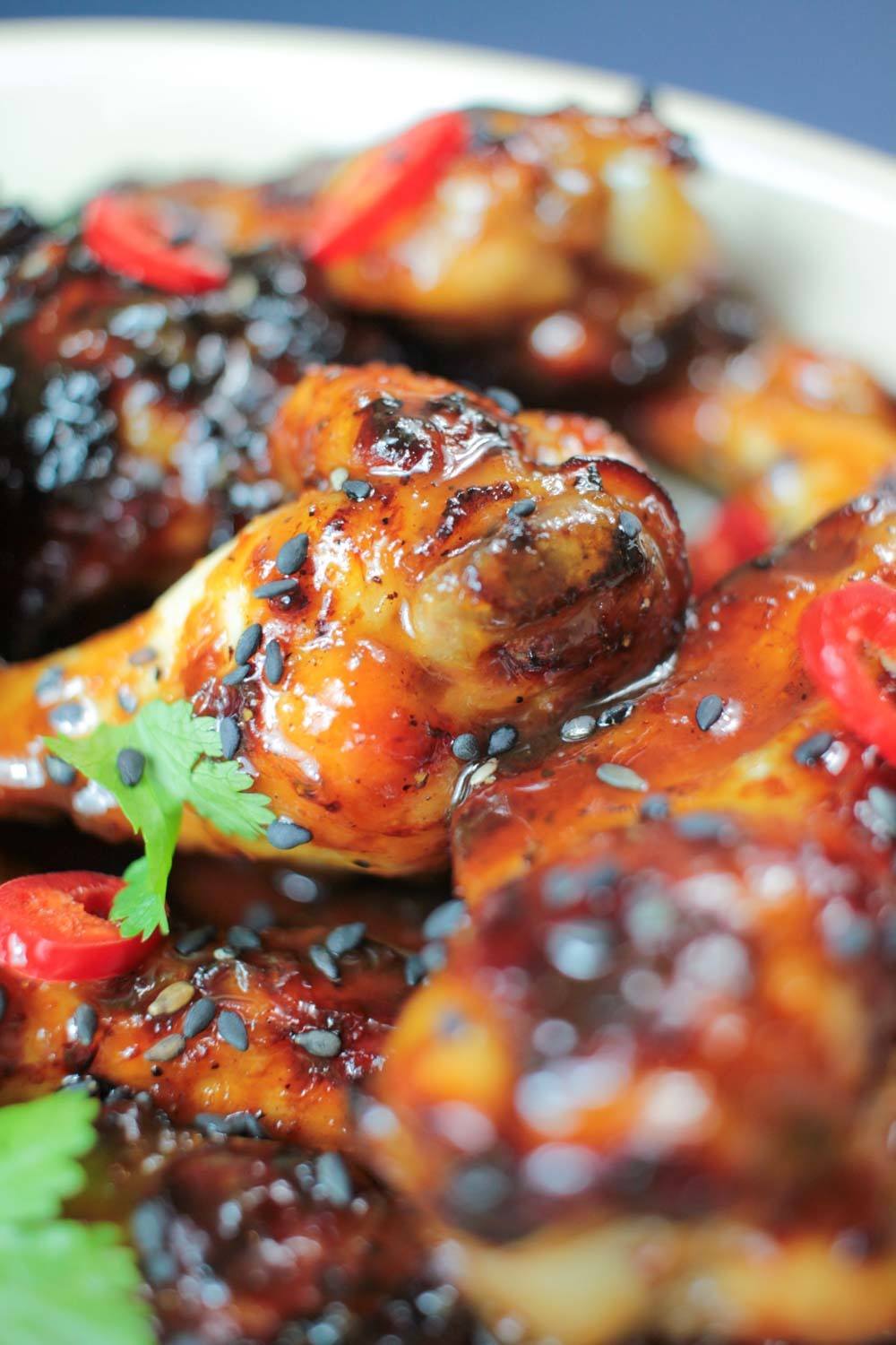 Chinese Style Sticky Chicken Wings Recipe | HeyFood — heyfoodapp.com