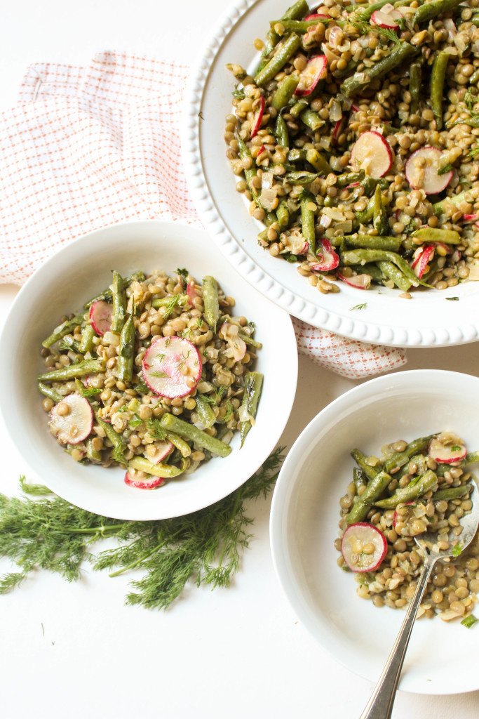 Dilly Bean and Lentil Salad Recipe | HeyFood — heyfoodapp.com