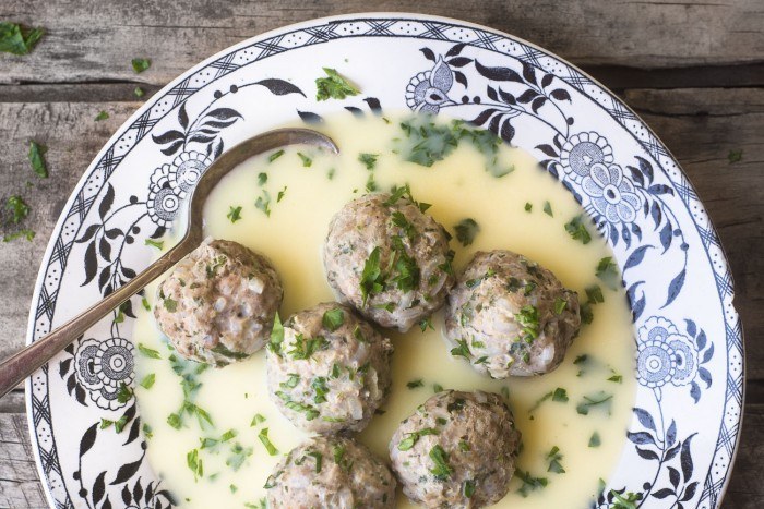 Greek Meatballs in Lemon Sauce Recipe | HeyFood — heyfoodapp.com